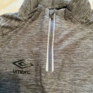 UMBRO LONG SLEEVE 1/4 zip pullover